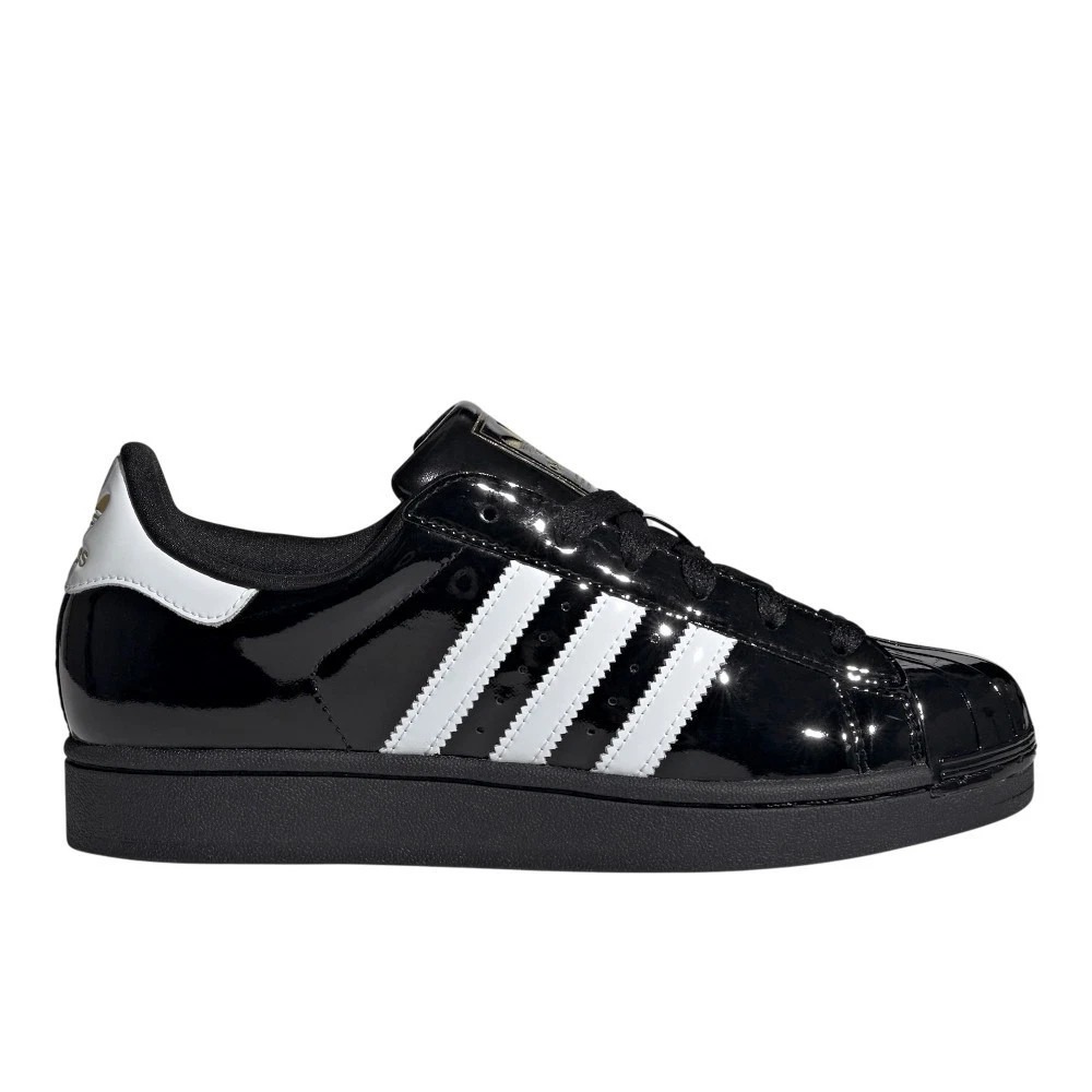 Adidas Superstar II Core Black Cloud White Gold Women's 6 JS4009 New - Picture 4 of 10